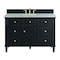 James Martin Vanities 48'' Single Vanity, Black Onyx w/ 3 CM Eternal Jasmine Pearl Quartz Top 424-V48-BKO-3EJP - alternate 1